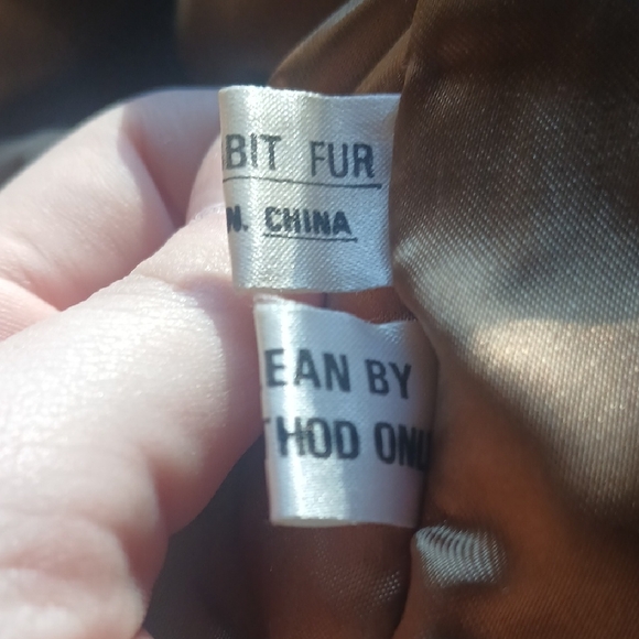 Brown Rabbit Fur Jacket - Picture 7 of 7